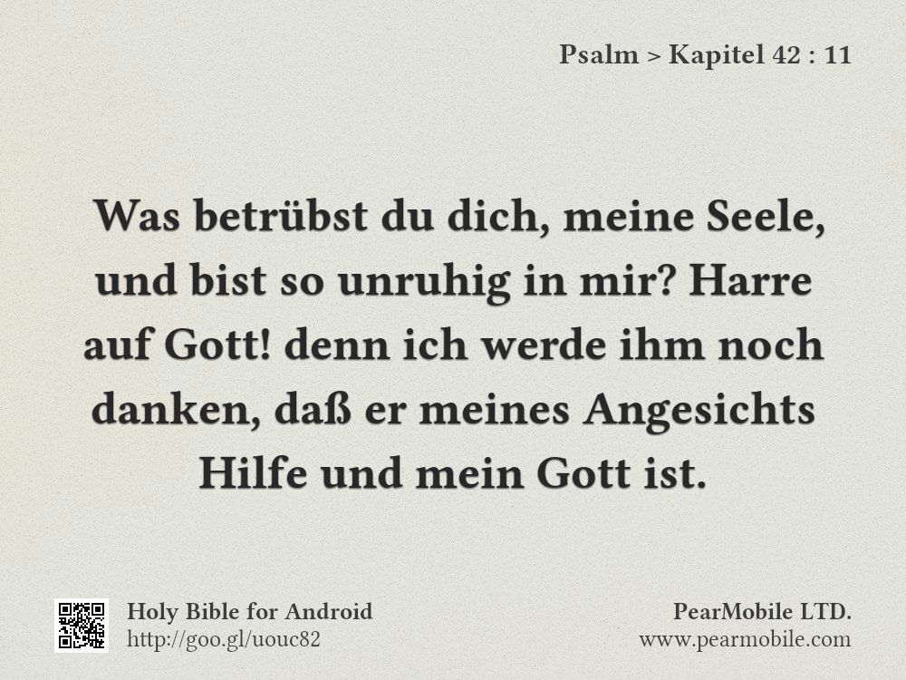 Psalm, Kapitel 42:11